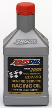 AMSOIL Series 2000 20W-50 racing motor oil